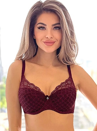 Бюст Flirt 8085 бургундия Sale 50%