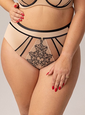 Трусики Oriental highwaist slip бежевый