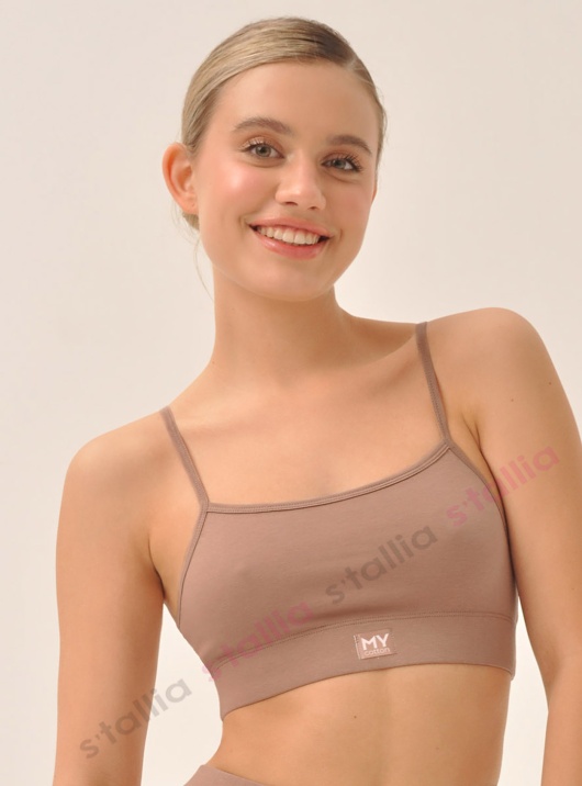 Бюстгальтер DT 200 хлопковый топ на тонких лямках