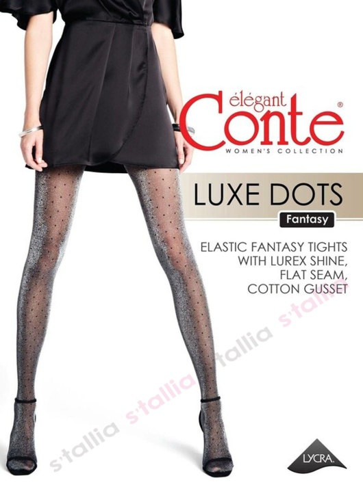 Luxe Dots колготки люрекс 30den