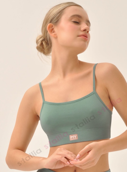 Бюстгальтер DT 200 хлопковый топ на тонких лямках