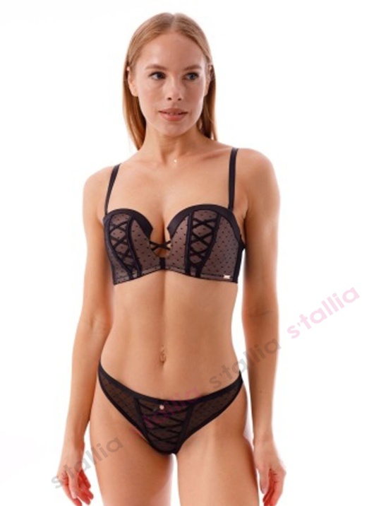 Бюст Quintessence 51160 черно-бежевый