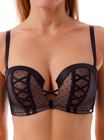 Бюст Quintessence 51160 черно-бежевый